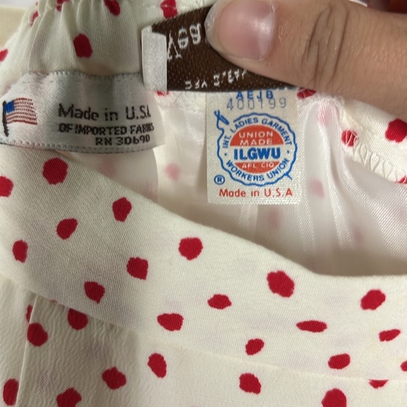 Vintage Weathervane Midi Skirt Made in USA Union ILGWU Label 8 Original Tag - Picture 4 of 9